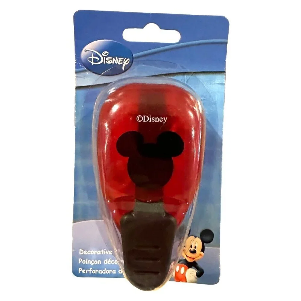 EK Disney Punch Paper Shapers Medium Mickey Icon 1in Craft Scrapbooking DPM002